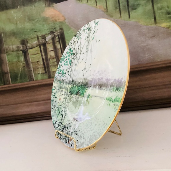 "Lake of Mists" By Chen Chi 10.5" Royal Doulton 1980 Art Plate #7001 Bone China - Picture 7 of 12